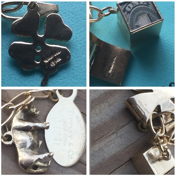 14k Tiffany & Co. charm bracelet gold - Picture 3 of 8